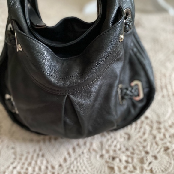 EUC B Makowsky supple black leather bag - Picture 3 of 16